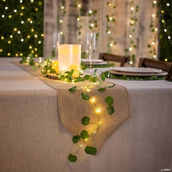 Eucalyptus Garland String Lights - 3Pk