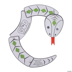 CYO Adam & Eve Jointed Snake Craft Kit-12Pk