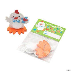Religious Chick Valentine's Day Exchange Craft Kits for 12