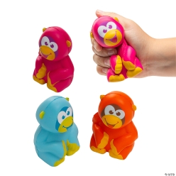 Big Eye Wacky Animal Squeeze Toys - 12Pk
