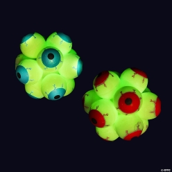 Glow-in-the-Dark Eyeball Bouncy Balls-12Pk