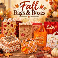 Thanksgiving & Fall Gift Bags & Favor Box