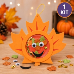 Fall Leaf Shaker Ornament Craft Kit