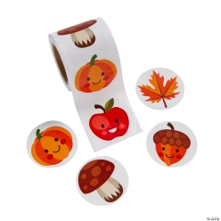 Fall Sticker Roll - 100Pk