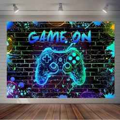 40% OFF: Game On 5 FT FABRIC Keepsake Backdrop
