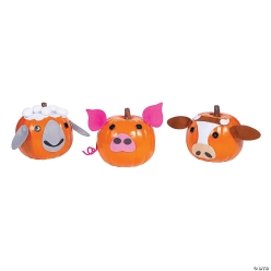 Farm Animal Pumpkin Decorating Craft Kit-12Pk