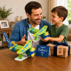Father's Day Airplane Gift Craft Kit