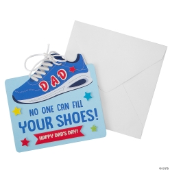 Father's Day Dad Shoes Card Craft Kit-12Pk