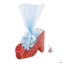 The Wizard of OZ Ruby Slippers Favour Boxes-12Pk