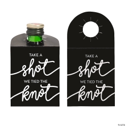Take a Shot Wedding Shooter Favour Tags - 24Pk