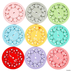 Multiplication & Division Math Fidget Spinner Activities-9Pk