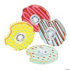 Bright Colour Donut-Style Fidget Spinners-12Pk