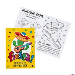 Fiesta Fun Facts Activity Books-12 Pk