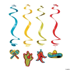 Fiesta Hanging Swirls - 12pk