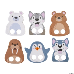 Arctic Wonderland Animal Finger Puppets-72PK