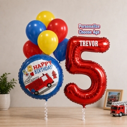 First Responders PERSONALIZED Name & Age Balloon Bouquet