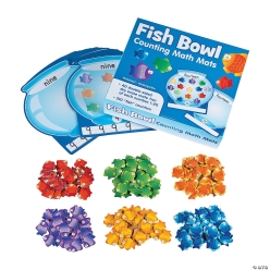 Fish Bowl Counting Math Mats - 290pcs
