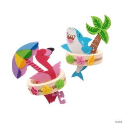 Floating Island Animals Craft Kit - 12Pk