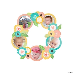 Floral Photo Door Wreath