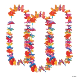 Silky Flower Lei Craft Kits - 12 Pk