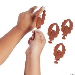 Thanksgiving Stretchable Flying Turkey Toys-12Pk