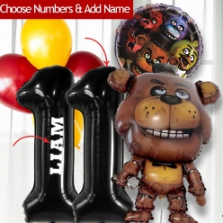 *35% OFF: FNAF PERSONALIZED 2 Digit Balloon Bouquet