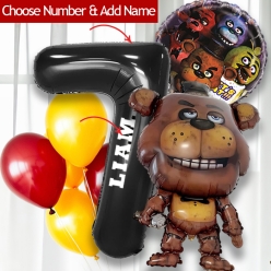 *35% OFF: FNAF PERSONALIZED Single Digit Balloon Bouquet