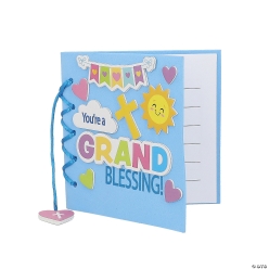 Religious Grand Blessing Journal Foam Craft Kit-12Pk