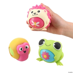 Springtime Animal Friends with Foam Stress Balls-12Pk