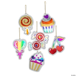Sweet Soirée Sweet Shapes Transfer Foil Craft Kit-12Pk