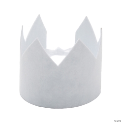 Kids DIY Felt Crowns with Ribbons for Tying-12PK