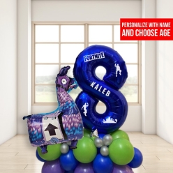 Fortnite 6 Ft Airfill Personalized Balloon Column Kit
