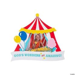 Church Carnival Picture Frame Craft Kit-12Pk