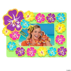 Luau Picture Frame Craft Kit - 12Pk