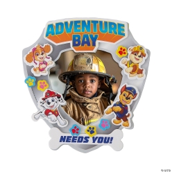Paw Patrol Badge Picture Frame Magnet Craft Kits-12Pk