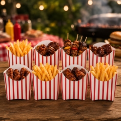 BBQ Carnival Snack Containers - 8 PK