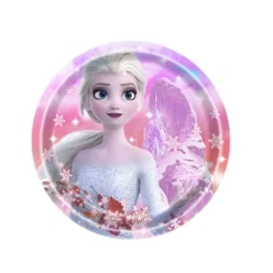 Frozen Pink Elsa Dessert Plates - 10 Pack
