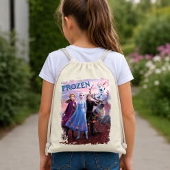 Frozen Drawstring Backpack