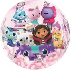 *Gabby's Dollhouse Pink Large Dinner Plates - 10 PK