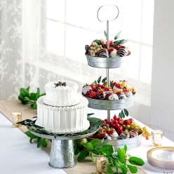 Galvanized Cake Stand & Treat Stand Kit