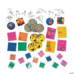 Brain Teaser Game Boredom Buster Kit-50Pk