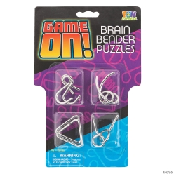 Game On! Brain Bender Puzzle Assortment-6Pk