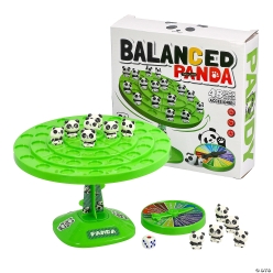 Balanced Panda Plastic Tabletop Game Set