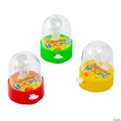 Handheld Plastic Basketball Game - 12Pk