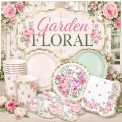 Garden Floral Party Supplies