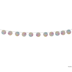 Pastel Watercolour 7 Foot Garland Decoration