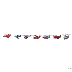 Airplane Party 7 Foot Garland