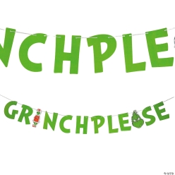 The Grinch Please Snarky Banner - 7 Foot