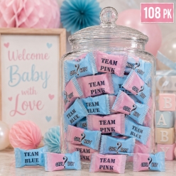 Team Pink/Blue Shower Mints - 108pcs
