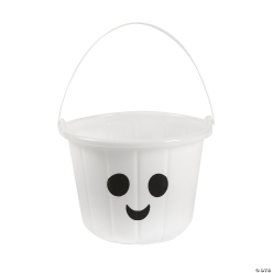 Ghost Trick-or-Treat Buckets - 12Pk